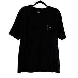 Fendi Logo-Appliqué Cotton T-shirt
